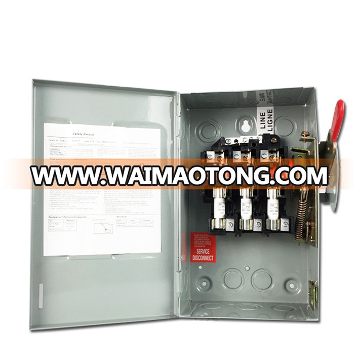 30 amp manual transfer switch/manual automatic function of socomec change over switch 63a/outdoor disconnect switch